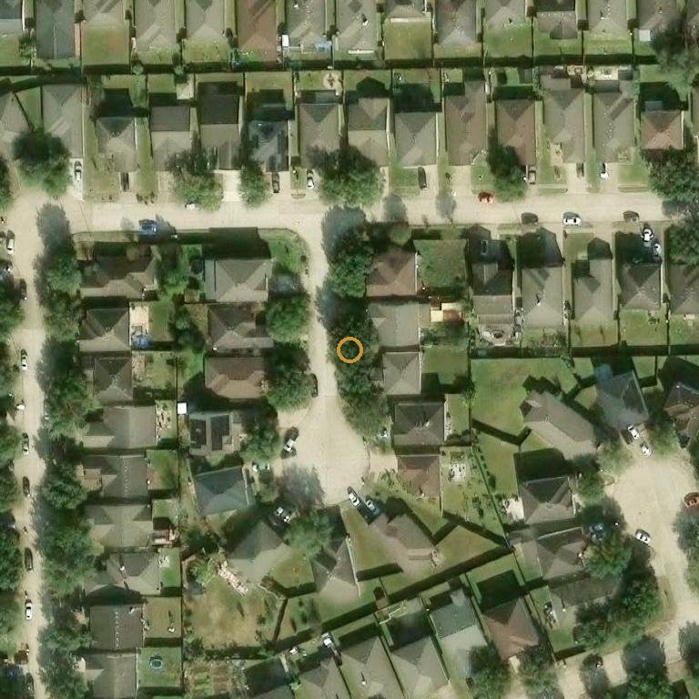 Aerial of 9203 Macmillan Ln, Houston, TX 77083