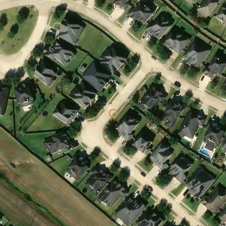 Aerial of 9231 Wheatfield Ln, Rosenberg, TX 77469