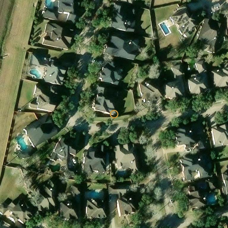 Aerial of 9323 Gauguin Ln, Missouri City, TX 77459