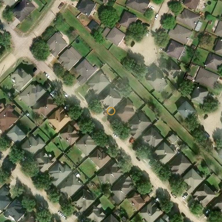 Aerial of 9342 Floralcrest Dr, Houston, TX 77083