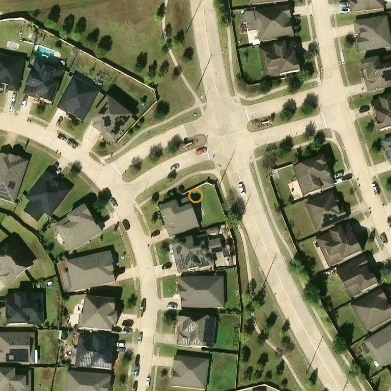 Aerial of 9419 Barton Crossing, Richmond, TX 77407
