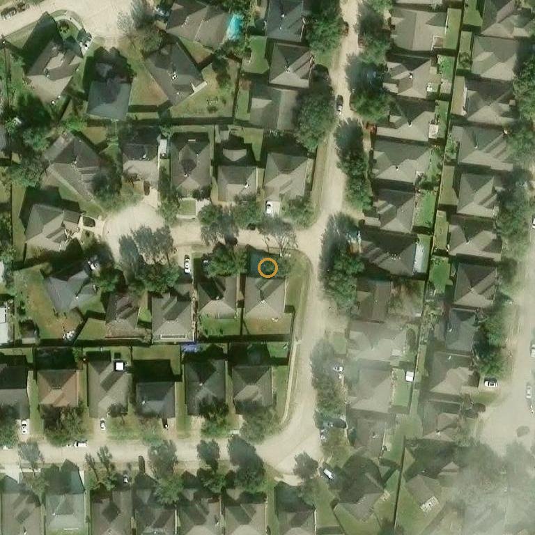 Aerial of 9515 Demsey Mill Dr, Sugar Land, TX 77478