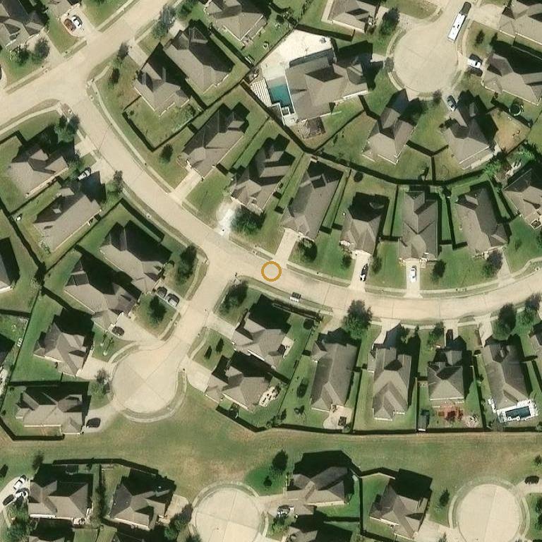 Aerial of 9611 Emerald Briar Ln, Rosenberg, TX 77469