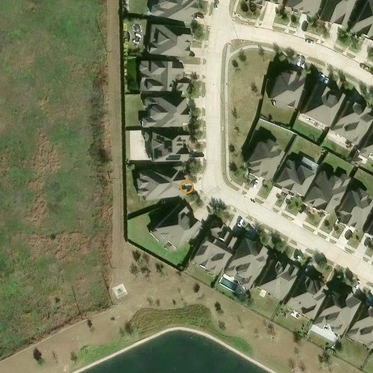 Aerial of 98 Scepter Run, Sugar Land, TX 77498